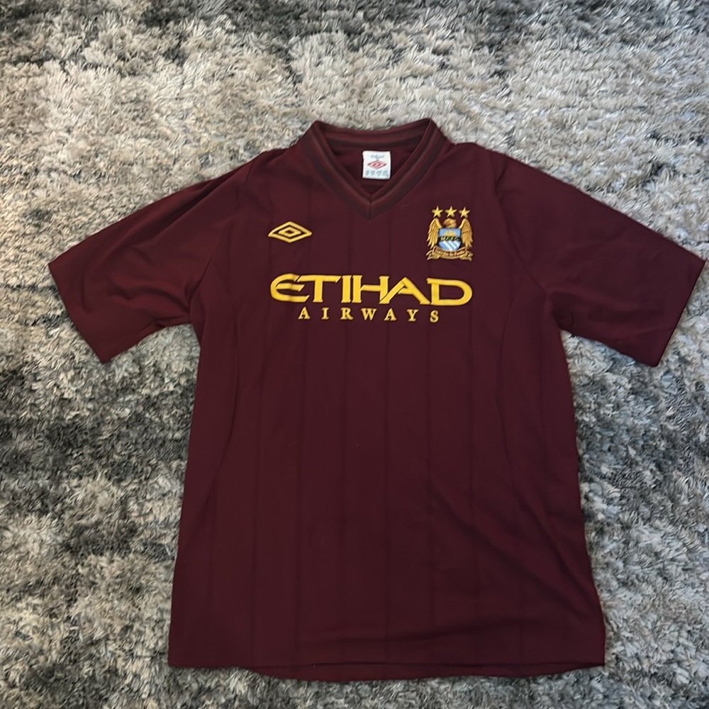 Manchester City Jersey 2011 2012 Vintage Soccer